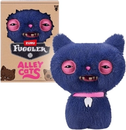 ZURU Fuggler Alley Cats peluche Cheezee Grey 23 cm