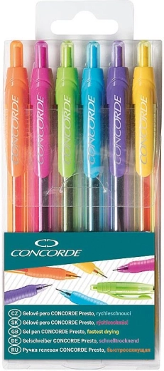Penna gel CONCORDE Presto – set da 6 pz