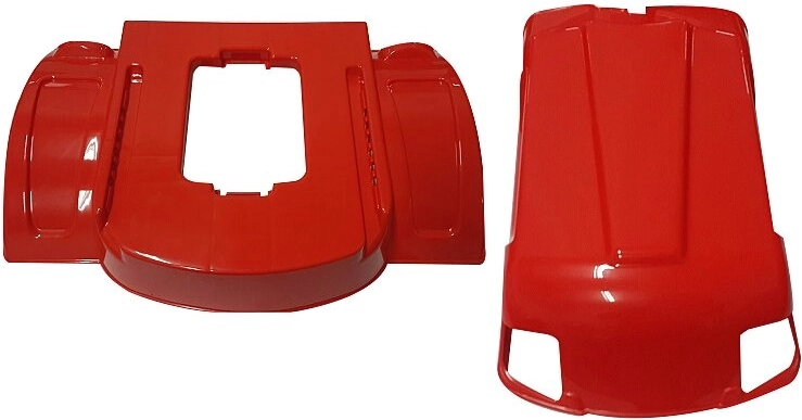 Parafango posteriore rosso per veicolo elettrico Strong Bull