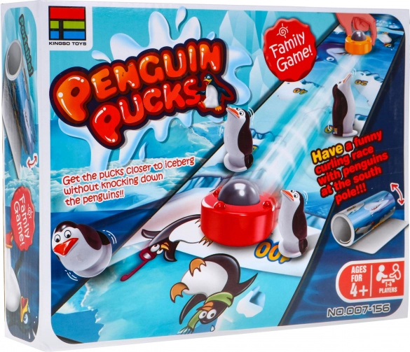 Gioco arcade per bambini "Curling con i pinguini"