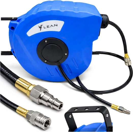 Avvolgitore automatico per tubo pneumatico 10 m, 8×12 mm, 24 bar