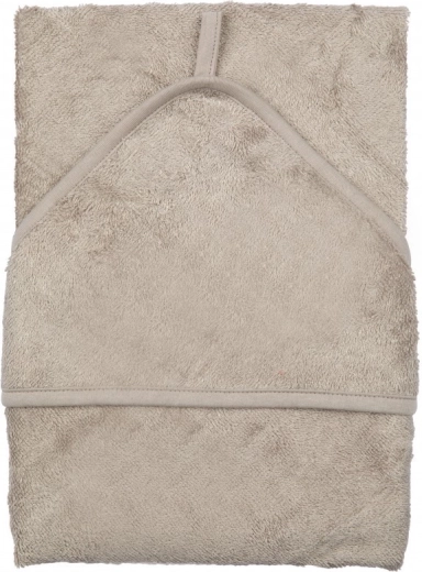 Timboo asciugamano con cappuccio 75 × 75 cm feather grey
