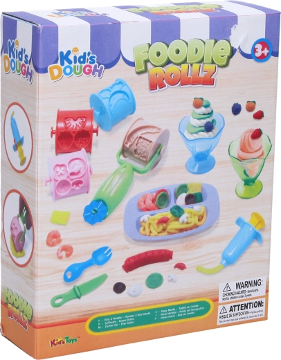 Plastilina alimentare con rullo - 4 pezzi