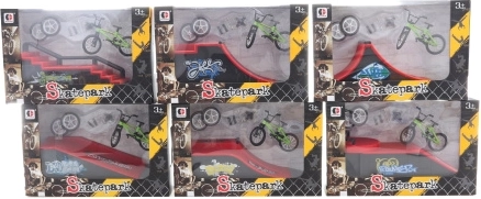 Rampa in plastica per salti con ruota metallica avvitabile