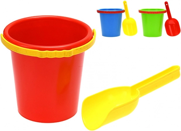 Set da sabbia con secchiello 14 cm e paletta