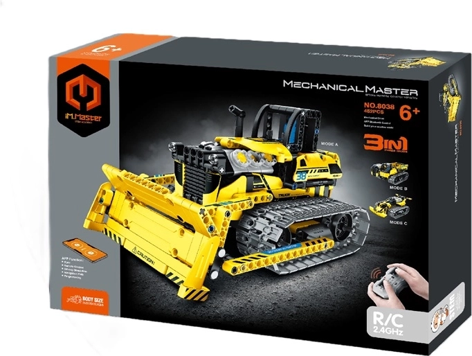 IM.Master bulldozer robotico RC 3 in 1 con telecomando (452 pezzi)
