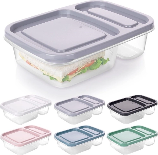 Lunchbox diviso con coperchio 750 ml