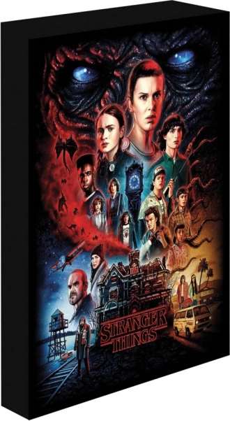 Quadro luminoso 30x40 cm Stranger Things