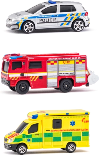 Set Maisto di veicoli di soccorso Repubblica Ceca 1:64