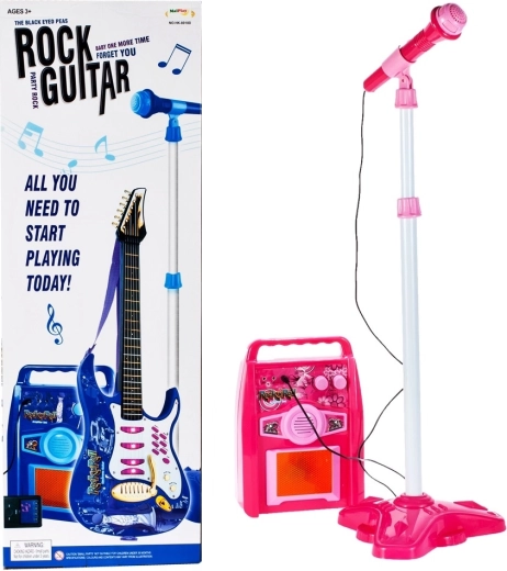 Chitarra elettrica con amplificatore ad alte prestazioni – blu