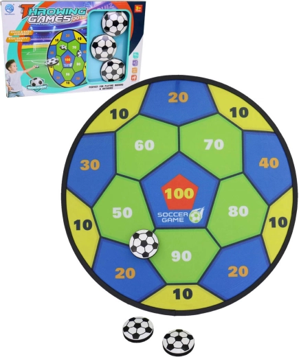 MaDe bersaglio sospeso in velcro con 3 palline morbide – set