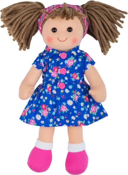 Bigjigs Toys bambola di stoffa Hollie 28 cm
