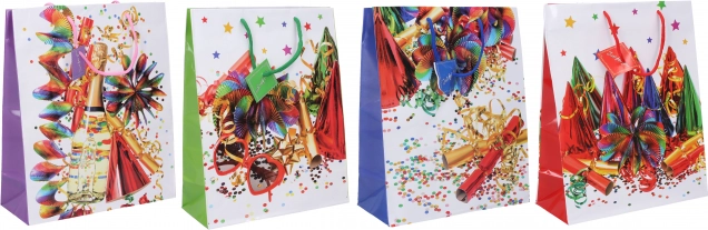 Borsa regalo L 32 × 44 × 11 cm – mix motivi per tutto l’anno
