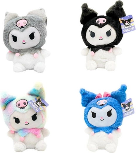 Peluche HELLO KITTY Kuromi 30 cm – morbido coccolone