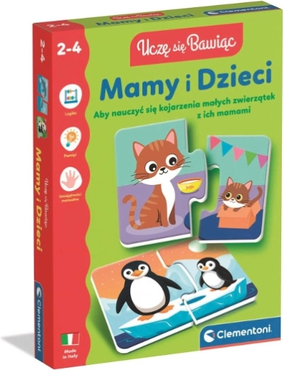 Gioco educativo illustrato – Mamme e cuccioli