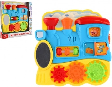 Trenino educativo con attività per i più piccoli con luci e suoni