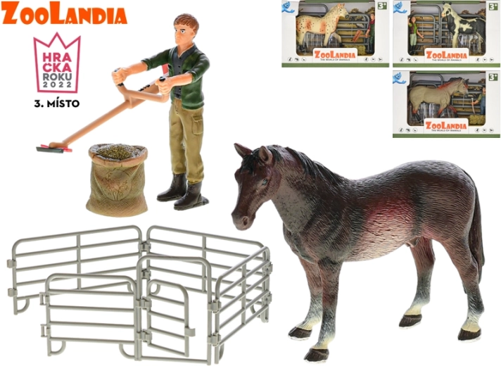 Zoolandia cavallo con accessori – set di figurine per bambini