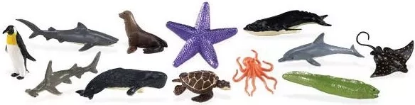 Vita marina – mini figure di animali marini - 1 pezzo