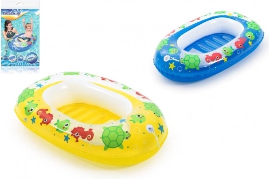 Gommone/Raft gonfiabile per bambini 102x69 cm, 2 colori, in sacchetto, 3-6 anni