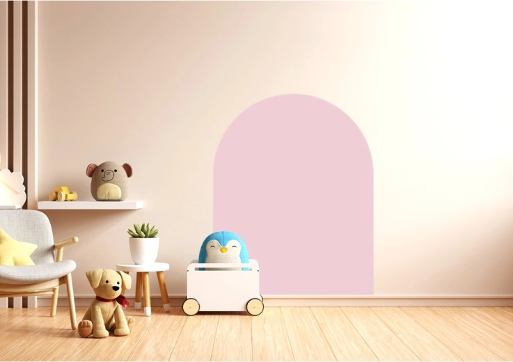 Pellicola magnetica adesiva da parete Cleverclixx Dream Pink 95 × 75 cm