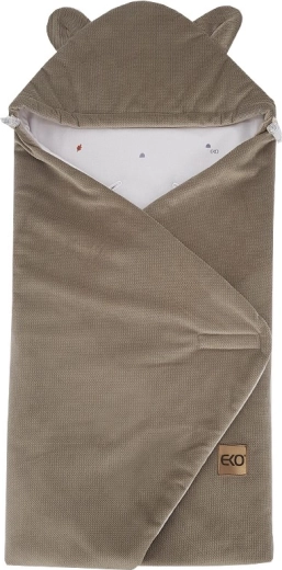 Sacco avvolgente EKO per seggiolino auto Velvet Fox 110 × 100 cm
