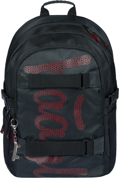 Zaino scolastico Baagl Skate Red 25 l