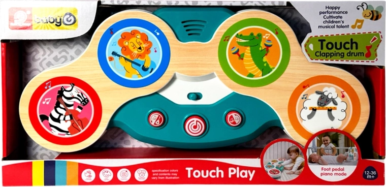 Gioco percussivo tattile per bambini con luce e suono