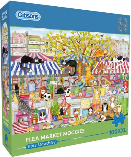 Puzzle Gibsons Mercato di strada dei gattini XXL 100 pezzi