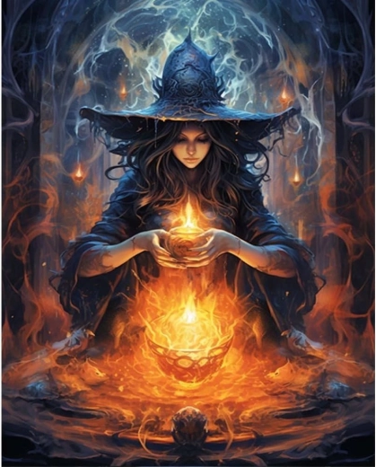 Pittura diamantata Rituale 30 × 40 cm