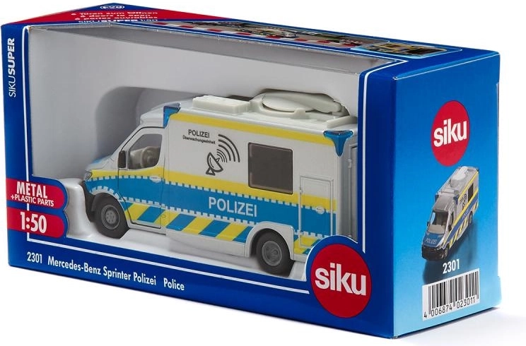 Modello della polizia Mercedes-Benz Sprinter Siku