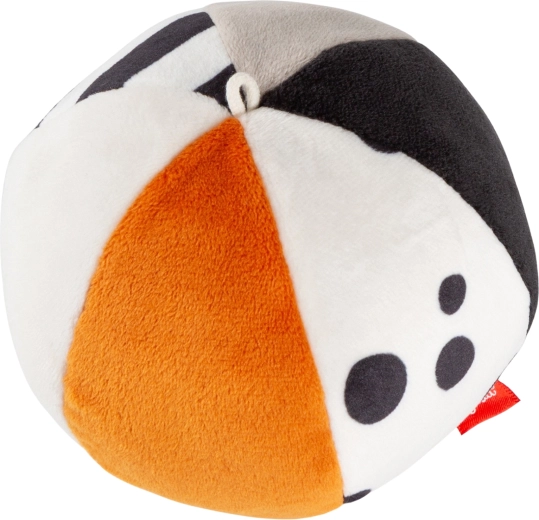 Sigikid pallina di peluche a contrasto con sonaglio per neonati
