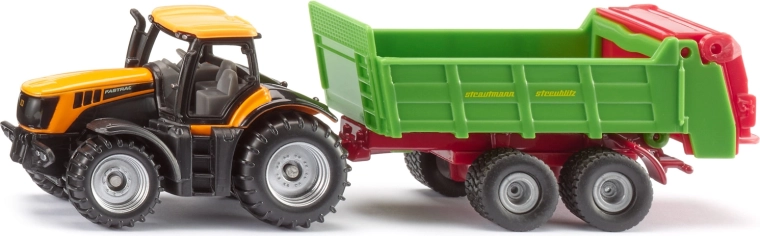 Siku trattore JCB con spandiconcime universale Strautmann