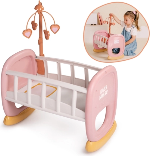 Culla Smoby Baby Nurse con giostrina