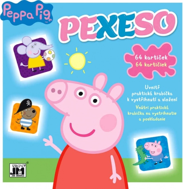 Memory nel quaderno Peppa Pig