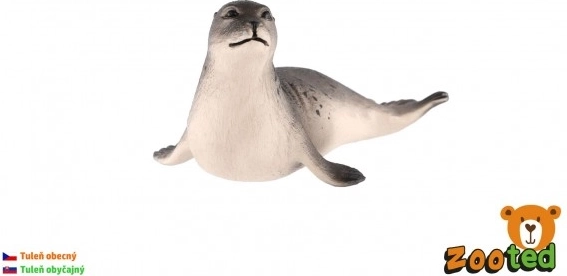 Figuretta in plastica foca comune 12 cm