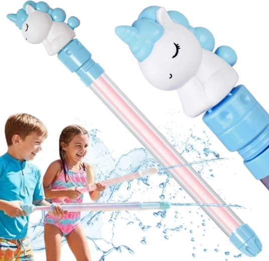 Pistola ad acqua con unicorno 48 cm – pompa a spruzzo per bambini