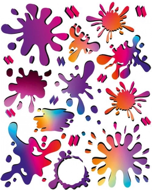 Toppe termoadesive colorate Naplamki – set per abbigliamento