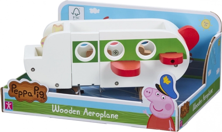 Aereo di legno PEPPA PIG