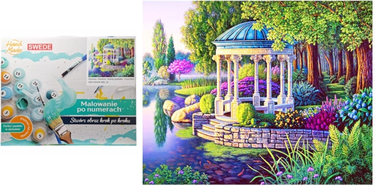 Dipingi con i numeri – Al lago