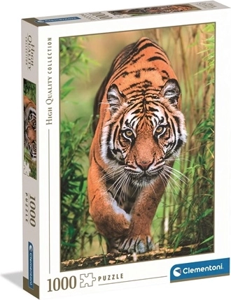 Puzzle Clementoni 1000 pezzi High Quality Collection The Hunter’s Path – tigre