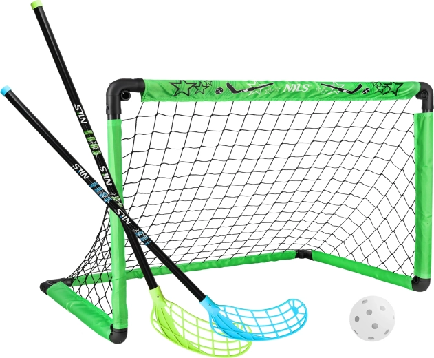 Set porta da floorball con 2 mazze e pallina NILS BRH2521