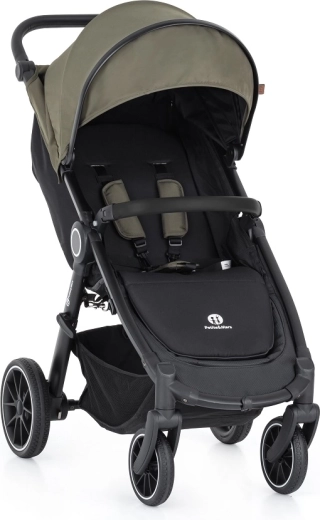 Petite&Mars passeggino sportivo Street+ RWS black mature olive
