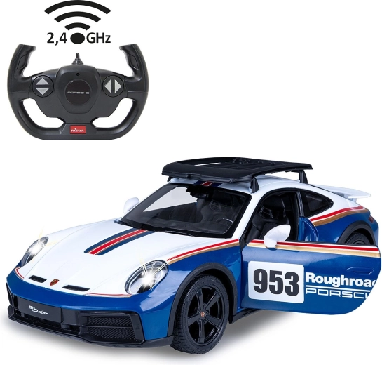Auto R/C JAMARA Porsche 911 Dakar Performance 1:14 blu