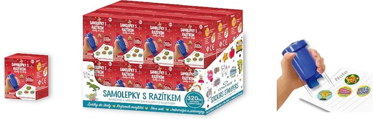 Adesivi con timbro CONCORDE Ritorno a scuola – set da 320 pezzi