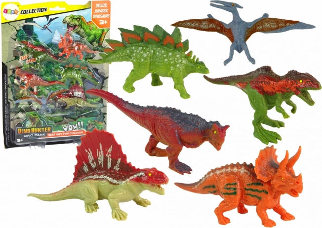 Set di figurine Dinosauri 6 pz Colorati