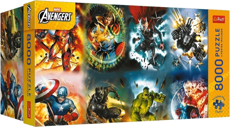 Puzzle Premium Plus Avengers: Legends in Action 8000 pezzi