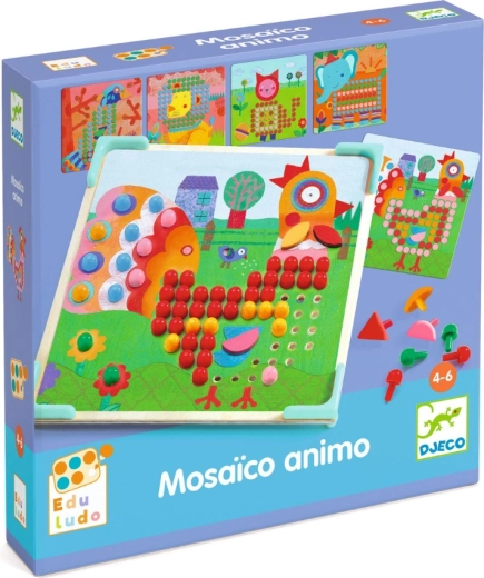 Set creativo Djeco Animali a mosaico