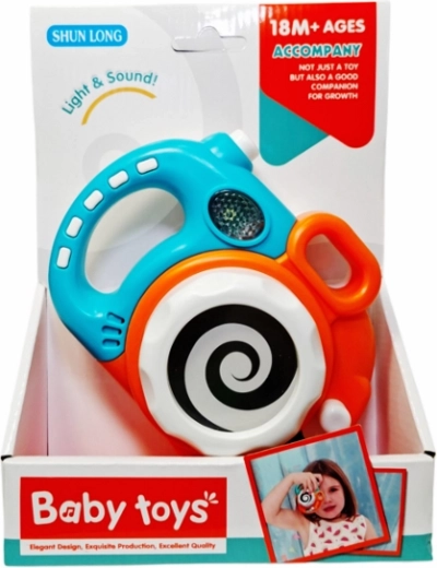 Fotocamera interattiva per bambini con luce e suoni