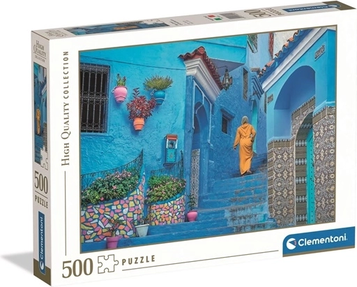 Puzzle Clementoni 500 pezzi: la migliore via di Chefchaouen