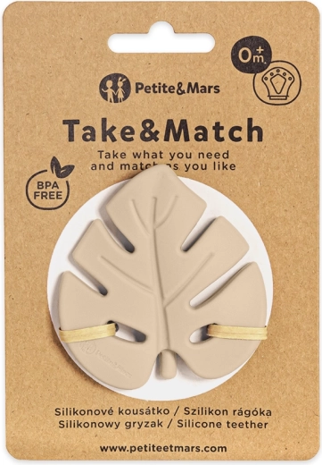 Petite&Mars massaggiagengive in silicone Take&Match desert sand 0m+